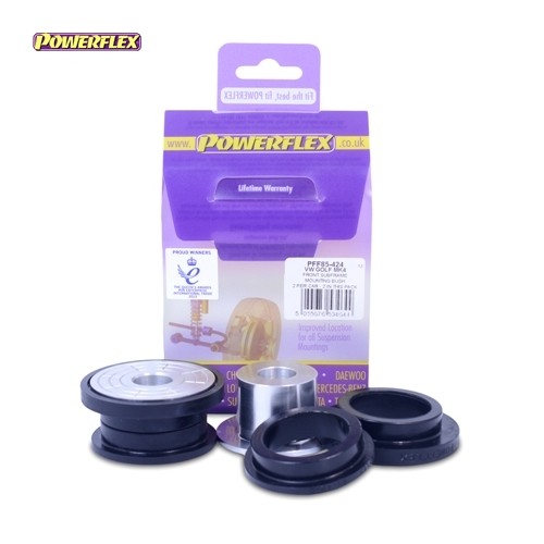 Posiz. n°24 - Qt. 2 - Powerflex per Audi A3 / S3 / RS3  A3 8L 2WD (1996-2003) - PFF85-424 Boccola posteriore sottotelaio anterio