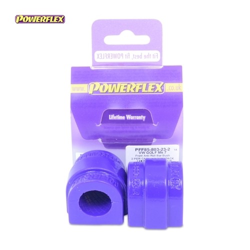 Posiz. n°3 - Qt. 2 - Powerflex per Volkswagen Golf Mk7 5G 4WD incl. R  - PFF85-803-25 Boccola barra stabilizzatrice anteriore 25