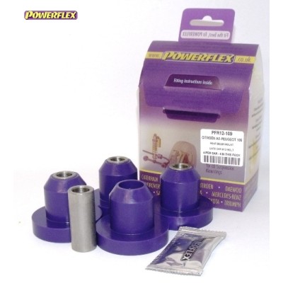 Posiz. n°10 - Qt. 4 - Powerflex per Peugeot 106 (1991 - 2003)  - PFR12-109 Boccola ponte posteriore