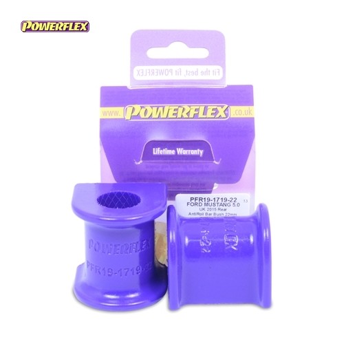 Posiz. n°19 - Qt. 2 - Powerflex per Ford Mustang (2015 -)  - PFR19-1719-22 Boccola barra stabilizzatrice posteriore 22mm