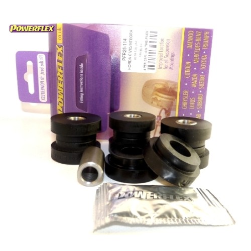 Posiz. n°14 - Qt. 4 - Powerflex per Rover 200 (1989 - 1995), 400 (1990-1995)  - PFR25-114 Boccola contro puntone posteriore