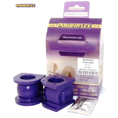 Posiz. n°15 - Qt. 2 - Powerflex per Honda S2000 (1999-2009)  - PFR25-215-27.2 Boccola barra stabilizzatrice posteriore 27.2mm