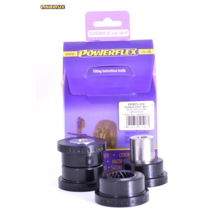 Posiz. n°24 - Qt. 2 - Powerflex per Honda Civic Mk7 EP/EU inc. Type-R (2001-2005)  - PFR25-324 Boccola esterna braccio superiore