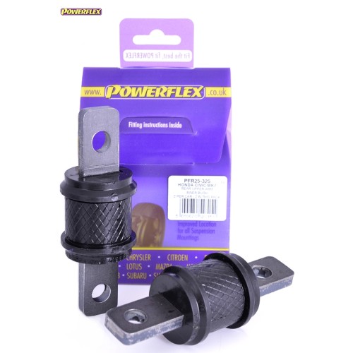 Posiz. n°25 - Qt. 2 - Powerflex per Honda Civic Mk7 EP/EU inc. Type-R (2001-2005)  - PFR25-325 Boccola interna braccio superiore