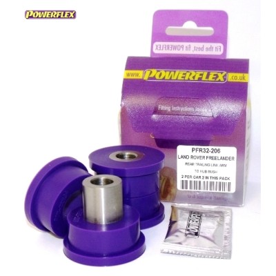 Posiz. n°6 - Qt. 2 - Powerflex per Land Rover Freelander (1997 - 2006)  - PFR32-206 Boccola da puntone a mozzo posteriore