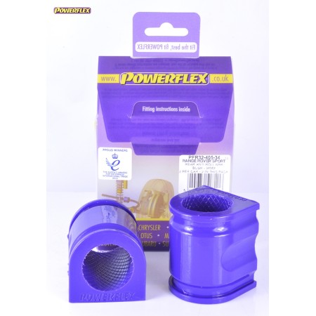 Posiz. n°10 - Qt. 2 - Powerflex per Land Rover Range Rover Sport L320 (2005 - 2013)  - PFR32-405-34 Boccola barra stabilizzatric