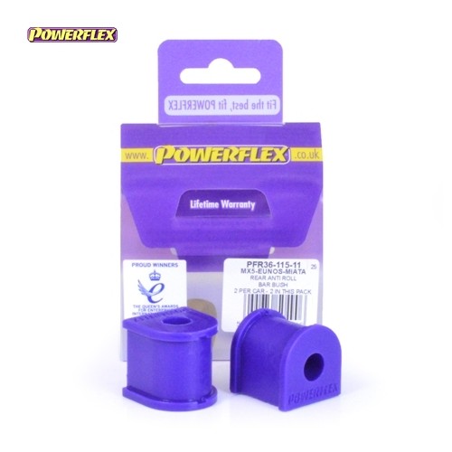 Posiz. n°9 - Qt. 2 - Powerflex per Mazda MX-5 Mk2 NB (1998-2005) - PFR36-115-11 Boccola barra stabilizzatrice posteriore 11mm