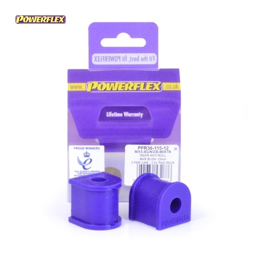 Posiz. n°9 - Qt. 2 - Powerflex per Mazda MX-5 Mk2 NB (1998-2005) - PFR36-115-12 Boccola barra stabilizzatrice posteriore 12mm