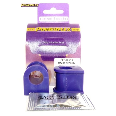 Posiz. n°15 - Qt. 2 - Powerflex per Mazda RX-7 Gen 3 - FD3S (1992-2002)  - PFR36-315 Boccola barra stabilizzatrice posteriore 18