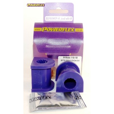 Posiz. n°13 - Qt. 2 - Powerflex per Mitsubishi Lancer Evolution IV, V & VI RS/GSR (1996 - 2001)  - PFR44-119-18 Boccola barra st