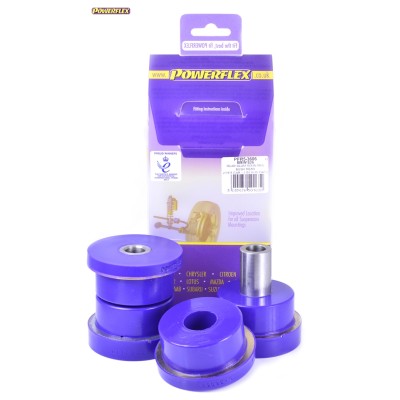 Posiz. n°7 - Qt. 2 - Powerflex per BMW Serie 3 E36 incl. M3 (1990 - 1998) - PFR5-3606 Boccola posteriore telaio posteriore