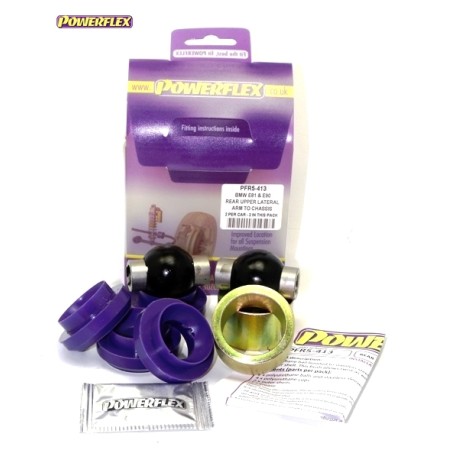 Posiz. n°13 - Qt. 2 - Powerflex per BMW Serie 1 E81, E82, E87 & E88 (2004-2013) - PFR5-413 Boccola da braccio laterale a telaio 