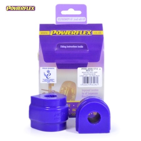 Posiz. n°5 - Qt. 2 - Powerflex per BMW Serie X X3 E83 (2003-2010) - PFR5-4609-17.5 Boccola barra stabilizzatrice posteriore 17.5