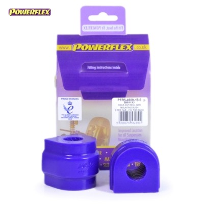 Posiz. n°5 - Qt. 2 - Powerflex per BMW Serie X X3 E83 (2003-2010) - PFR5-4609-18.5 Boccola barra stabilizzatrice posteriore 18.5