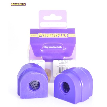 Posiz. n°14 - Qt. 2 - Powerflex per BMW Serie 6 E63/E64 (2003 - 2010) - PFR5-4609-18 Boccola barra stabilizzatrice posteriore 18