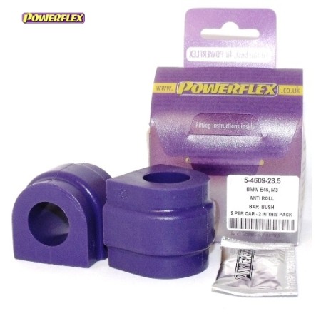 Posiz. n°5 - Qt. 2 - Powerflex per BMW Serie X X5 E53 (1999-2006) - PFR5-4609-23.5 Boccola barra stabilizzatrice posteriore 23.5