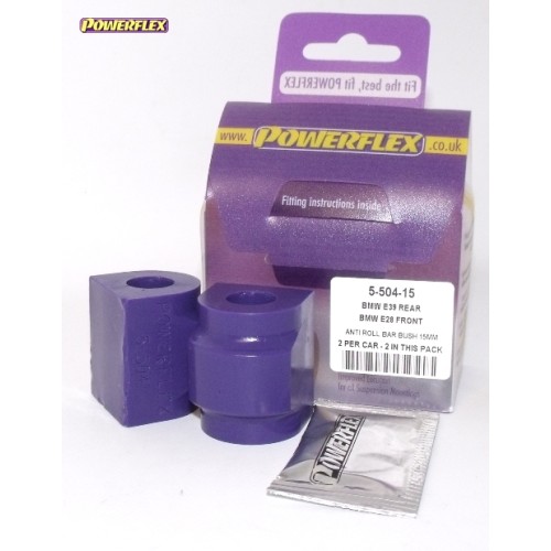 Posiz. n°4 - Qt. 2 - Powerflex per BMW Serie 5 E39 da 520 a 530 (1996 - 2004) - PFR5-504-15 Boccola barra stabilizzatrice poster
