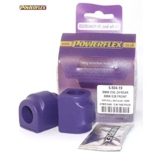 Posiz. n°5 - Qt. 2 - Powerflex per BMW Serie 3 E36 incl. M3 (1990 - 1998) - PFR5-504-19 Boccola barra stabilizzatrice posteriore