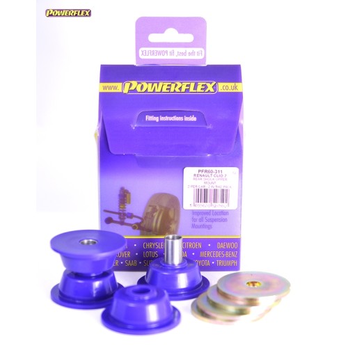 Posiz. n°11 - Qt. 2 - Powerflex per Renault Clio II incl. 172 & 182 (1998-2012)  - PFR60-311 Boccola superiore top mount ammorti