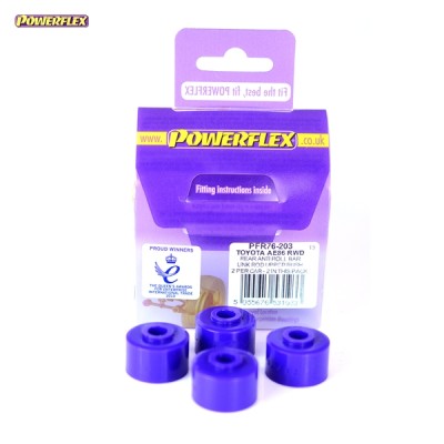 Posiz. n°5 - Qt. 2 - Powerflex per Toyota Corolla AE86 RWD  - PFR76-203 Boccola bielletta barra stabilizzatrice posteriore a tel
