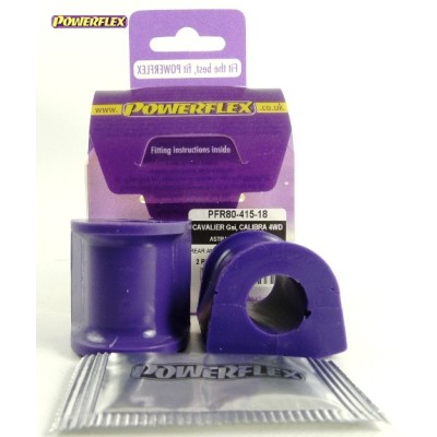 Posiz. n°7 - Qt. 2 - Powerflex per Opel Calibra 2wd (1989-1997)  - PFR80-415-18 Boccola barra stabilizzatrice posteriore (intern