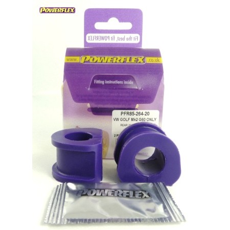 Posiz. n°14 - Qt. 2 - Powerflex per Volkswagen Golf Mk3 4WD Syncro (1993 - 1997)  - PFR85-264-20 Boccola esterna barra stabilizz