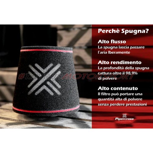Filtro aria di ricambio sportivo Pipercross in spugna per Chevrolet Trax 1.8 (05/13 -) - PP1853