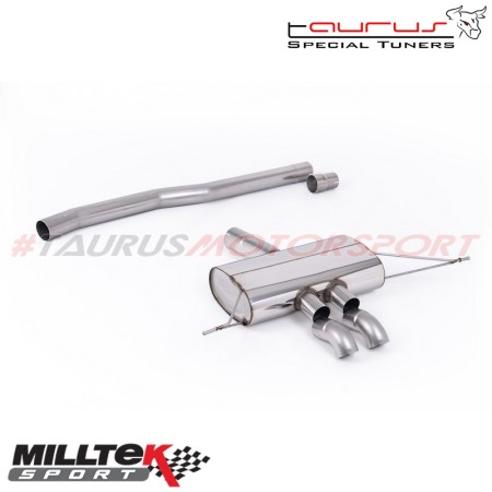Milltek Sport SSXM491 Cat-back da dopo il GPF e finalini discendenti per Mini Mk4 (F66) Cooper S 2.0 Turbo B48 dal 2024 scarico 