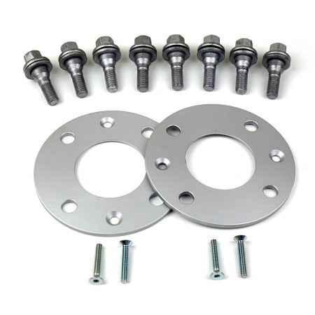 Coppia distanziali da 5mm CON bullone a sede piatta CON rondella integrata imperdibile adatto a cerchi Originali per Citroen Ber