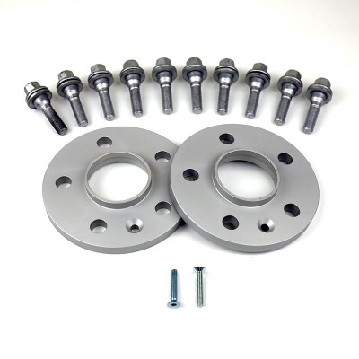 Coppia distanziali da 12mm CON bullone a sede piatta CON rondella integrata imperdibile adatto a cerchi Originali per Toyota Pro