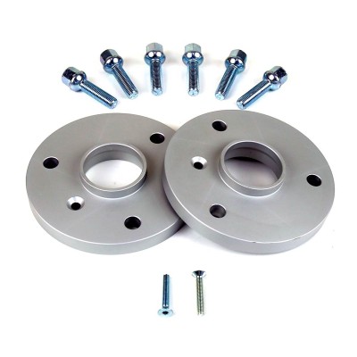 Coppia distanziali da 15mm SENZA bulloneria adatto a cerchi Originali per Smart Fortwo 452 2007-2014