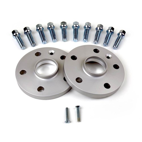 Coppia distanziali da 20mm CON bullone sferico adatto a cerchi Originali per Audi A4 (B9) Type B9-8W-F4 2015-