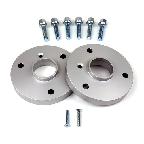 Coppia distanziali da 20mm CON bullone sferico adatto a cerchi Originali per Smart Fortwo 450 1998-2003