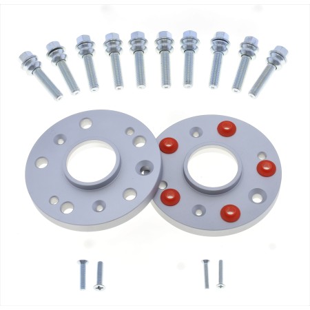 Coppia distanziali da 20mm CON bullone sferico adatto a cerchi Originali per Porsche Panamera 970 2009-2016