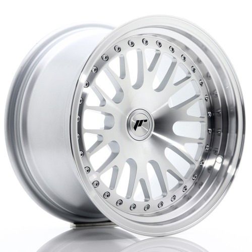 Cerchio in lega JR Wheels JR10 16x9 ET10-20 Blank Silver Machined Face