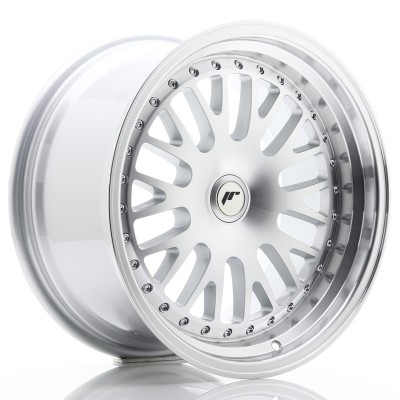 Cerchio in lega JR Wheels JR10 17x9 ET25-30 Blank Silver Machined Face