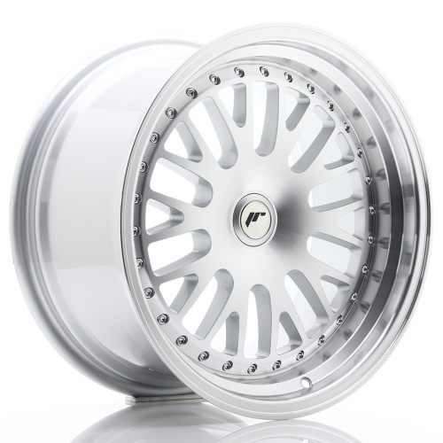 Cerchio in lega JR Wheels JR10 17x9 ET25-30 Blank Silver Machined Face