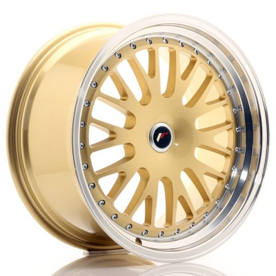 Cerchio in lega JR Wheels JR10 19x9,5 ET20-35 Blank Gold w/Machined Lip
