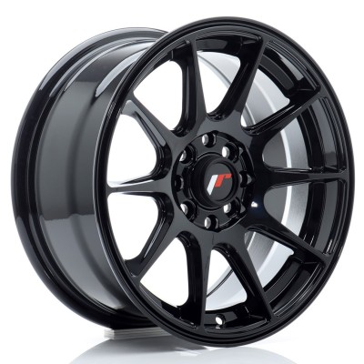Cerchio in lega JR Wheels JR11 15x7 ET30 4x100/114 Gloss Black