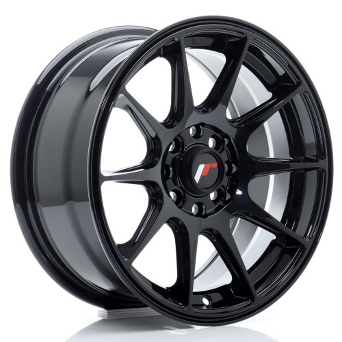 Cerchio in lega JR Wheels JR11 15x7 ET30 4x100/114 Gloss Black
