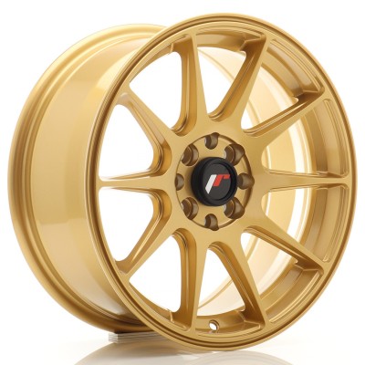 Cerchio in lega JR Wheels JR11 16x7 ET25 4x100/108 Gold