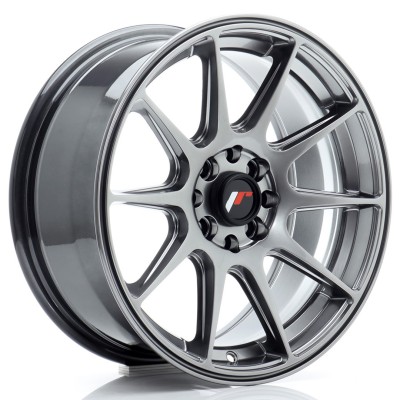 Cerchio in lega JR Wheels JR11 16x7 ET30 4x100/114 Hyper Black