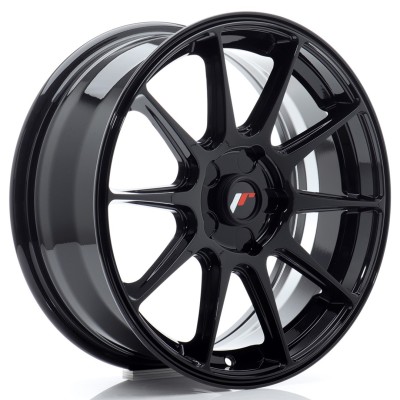 Cerchio in lega JR Wheels JR11 17x7 ET20-38 5H BLANK Gloss Black