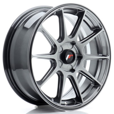 Cerchio in lega JR Wheels JR11 17x7 ET20-38 5H BLANK Hyper Black