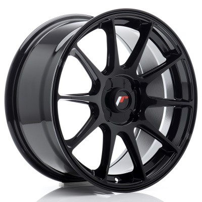 Cerchio in lega JR Wheels JR11 17x8 ET20-35 4H BLANK Gloss Black