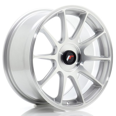 Cerchio in lega JR Wheels JR11 17x8 ET20-35 BLANK Silver Machined