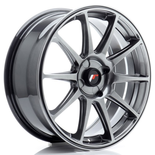 Cerchio in lega JR Wheels JR11 18x7,5 ET20-40 4H BLANK Hyper Black