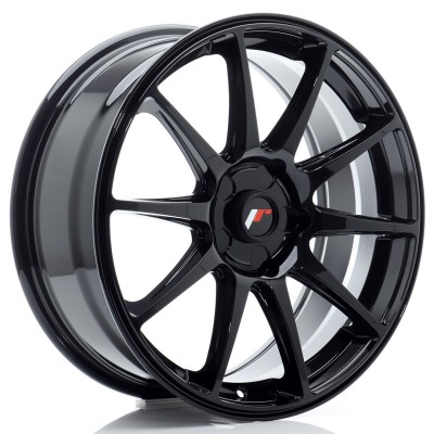 Cerchio in lega JR Wheels JR11 18x7,5 ET20-40 5H BLANK Gloss Black