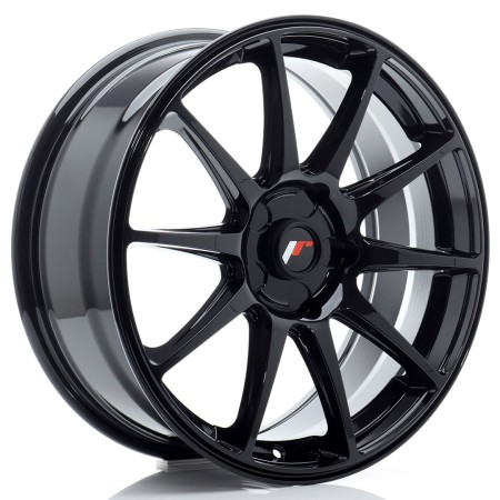 Cerchio in lega JR Wheels JR11 18x7,5 ET20-40 5H BLANK Gloss Black