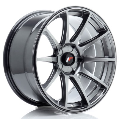 Cerchio in lega JR Wheels JR11 18x9,5 ET20-30 5H BLANK Hyper Black